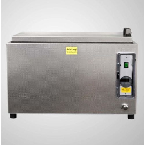 WTB 10 – podgrzewacz do okładów żelowych w stalowej obudowie z panelem sterującym.